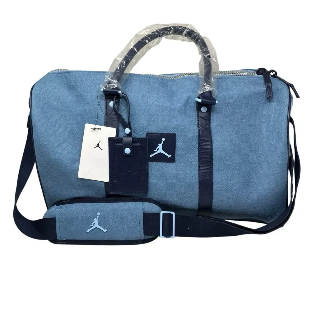 Jordan Duffle Bag WMNS Blue Weekender Monogram‎ Nike MA0759-M0S Carry On Sz 25L